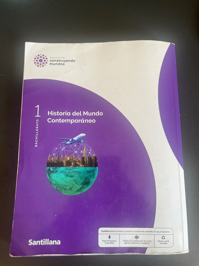 Libro de Historia del mundo Contemporáneo