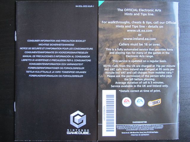 The Return of the King GameCube PAL Players Choice