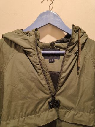 Cazadora Pull & Bear verde oliva - Talla S