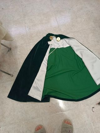 Capa terciopelo Villena talla 10