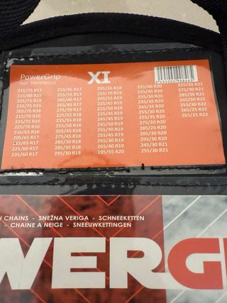 Cadenas textil para  nieve PowerGrip XI