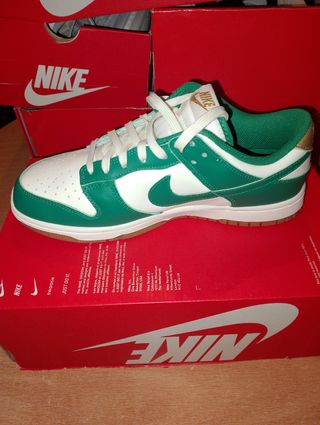Nike Dunk Low - Zapatillas Verde-Blanco