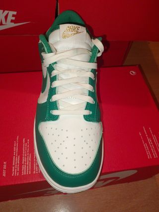 Nike Dunk Low - Zapatillas Verde-Blanco