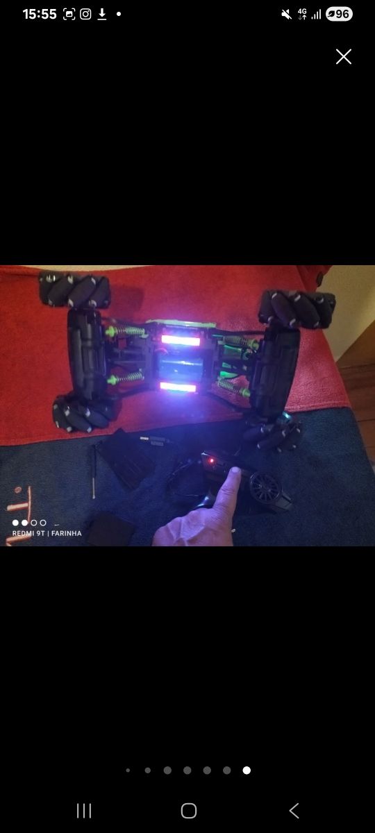 Carro RC Rock Crawler 4x4 LED