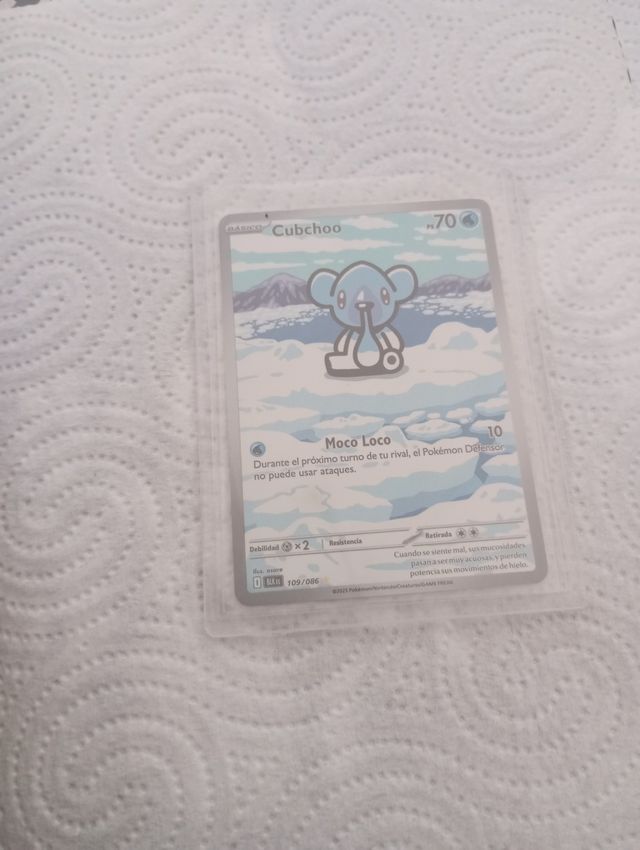 Cubchoo 109/086 - Carta Pokémon