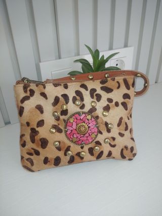 Cartera leopardo piel | Bolso estampado