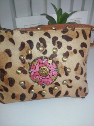 Cartera leopardo piel | Bolso estampado
