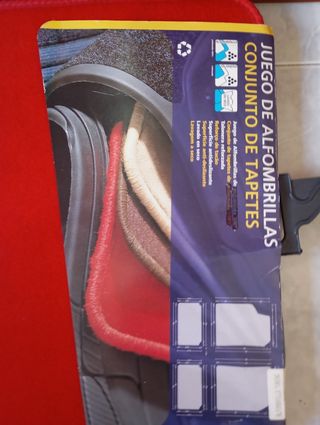 Alfombrillas coche rojas - Juego