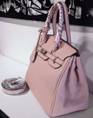 Bolso bandolera rosa
