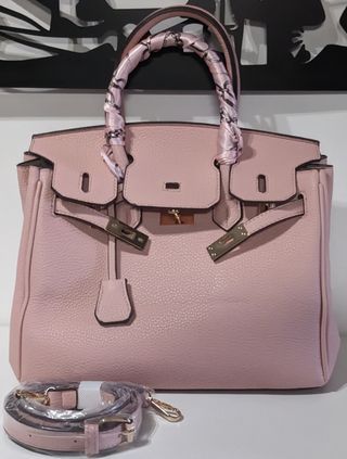 Bolso bandolera rosa