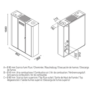 LAREIRA DE PALLETS SLIM EMILY - EVA CALOR