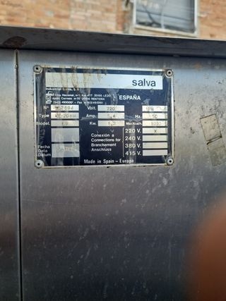 Armario fermentación industrial