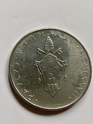 Moneta Vaticano 100 Lire 1977
