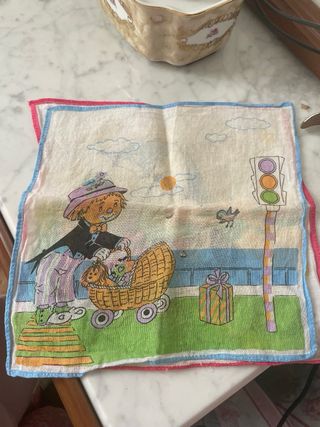 2 pañuelos infantiles vintage