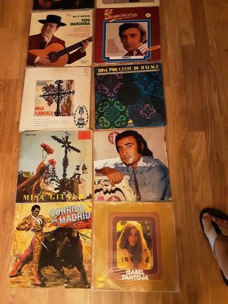 LOTE no 23 10 VINILOS FLAMENCO