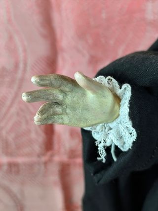 Antigua Virgen de la Soledad capipota S.XIX 56 CMS