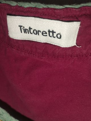 Vestido Tintoretto burdeos XXL