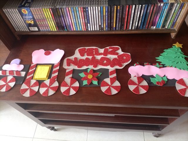 Tren Navideño - Manualidad