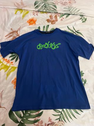 Camiseta Off-White Azul - Talla única