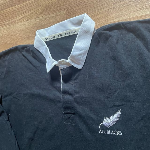 Polo All Blacks XXL Rugby años 90