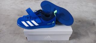 Zapatillas Adidas halterofilia azules