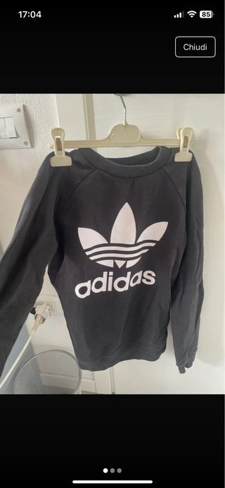 Felpa Adidas nera