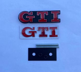 Insignias VW GTI rojo  - Envío gratis