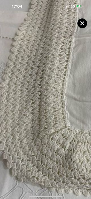 Juego cama 1'35 blanco algodón