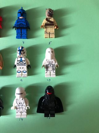 13 Minifiguras LEGO Star Wars originales