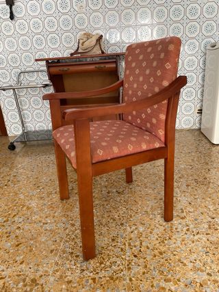 Silla madera estilo vintage
