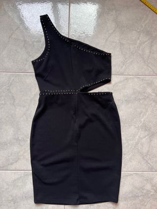 Tubino nero monospalla Tally Weijl