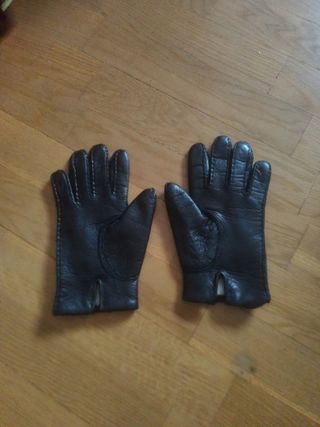 Guantes Piel Mujer - Negros
