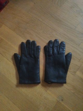 Guantes Piel Mujer - Negros