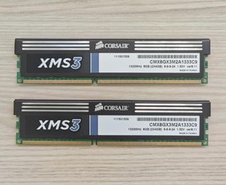 8GB (2x4GB) Corsair XMS3 DDR3 1333 MHz CL9
