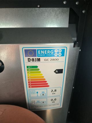 Chimenea catalítica HJM negra