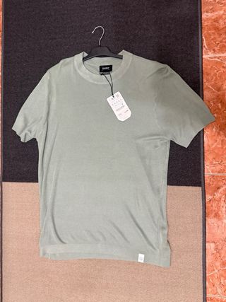 Camiseta Pull&Bear verde oliva - Talla xl
