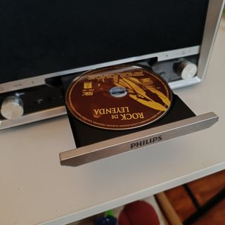 Minicadena grabadora retro PHILIPS con tocadiscos