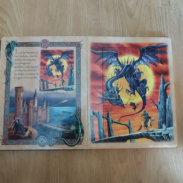 Puzles de dragones (Libro puzle de 24 piezas) (...