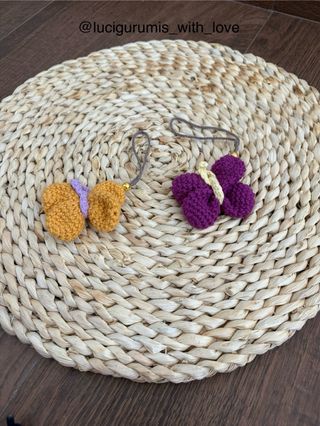 Colgantes Mariposa Crochet