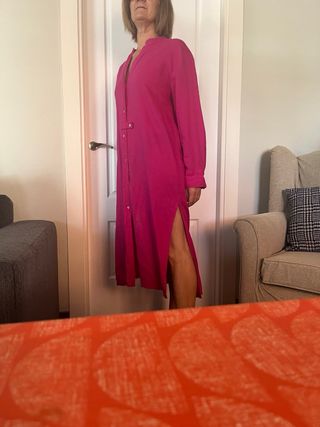 Vestido Zara rosa - Talla M