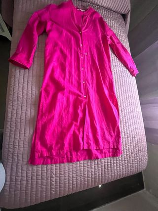 Vestido Zara rosa - Talla M