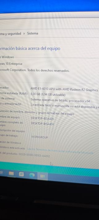 Portátil Toshiba 15'6" Negro