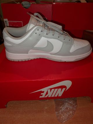 Nike Dunk Low grises y blancas