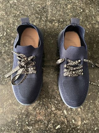 Zapatillas Cuplé azul mujer