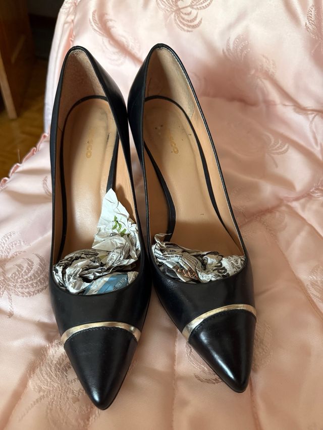 Zapatos negros tacón - Elegantes