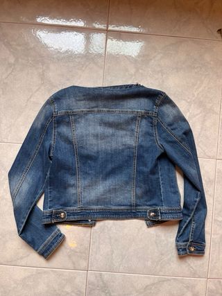 Giubbotto Jeans con dettagli