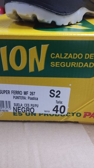 Zapatos seguridad SUPER FERRO nº 40