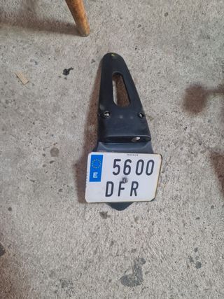 Portamatrícula moto - Soporte matrícula