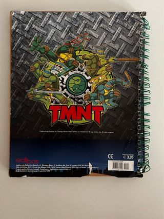 Raccoglitore e Lamincards Tartarughe Ninja TMNT 