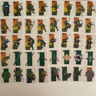 Raccoglitore e Lamincards Tartarughe Ninja TMNT 